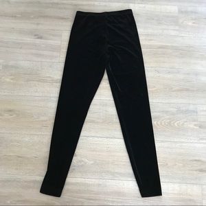 High Waisted American Apparel Velvet Leggings
